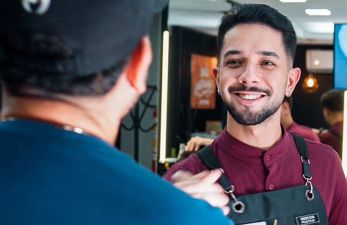 Don Manera Barbershop Interior